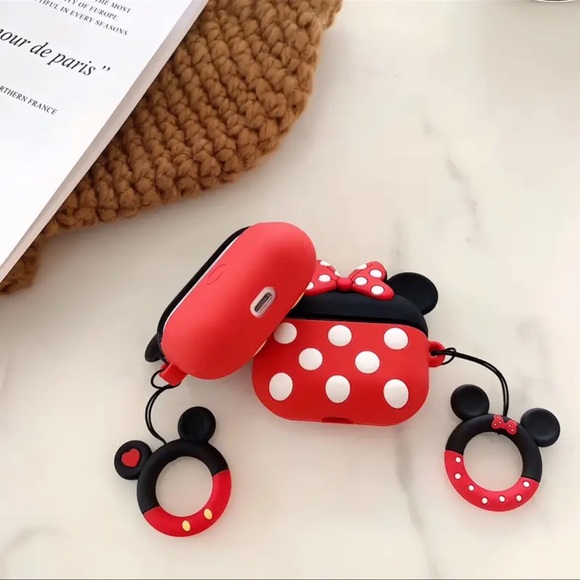 Earbuds Case, Disney, Minnie Mouse, NEW, Fits Apple AirPods Perfectly 🎁 - Picture 3 of 7
